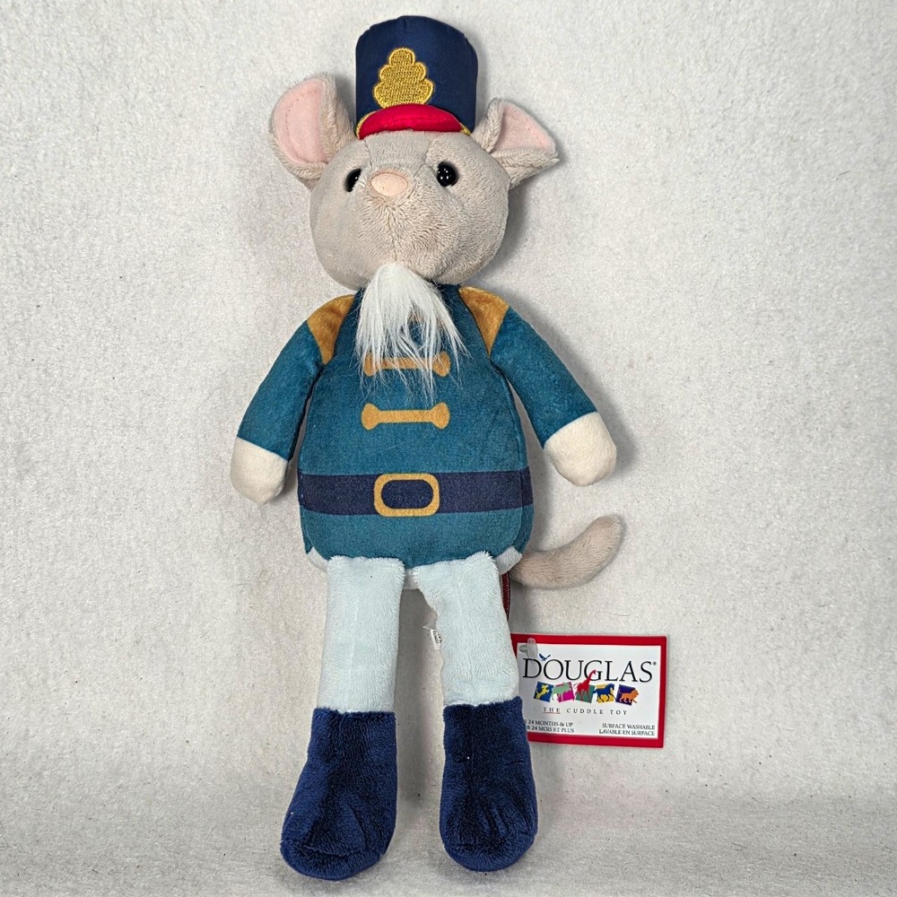 Douglas Nutcracker Mouse Plush Stuffed Animal Christmas 2023 Washable #15642
